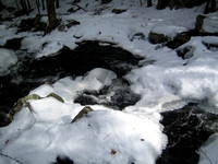 Another View of the partially frozen stream